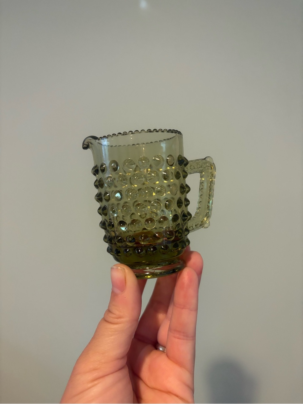 vintage Fenton Art Glass miniature creamer ✨